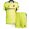 Maglia da Calcio Portiere Manchester United Casa 2021-22 per Bambino